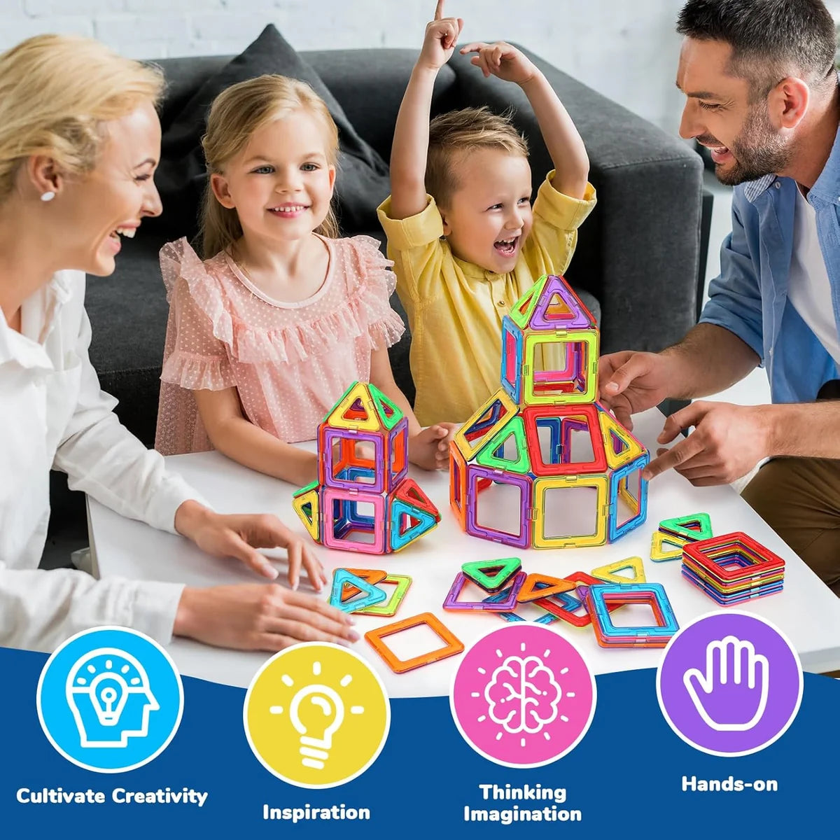 MAGNA Tiles: STEM - Magnetic Building Blocks Set